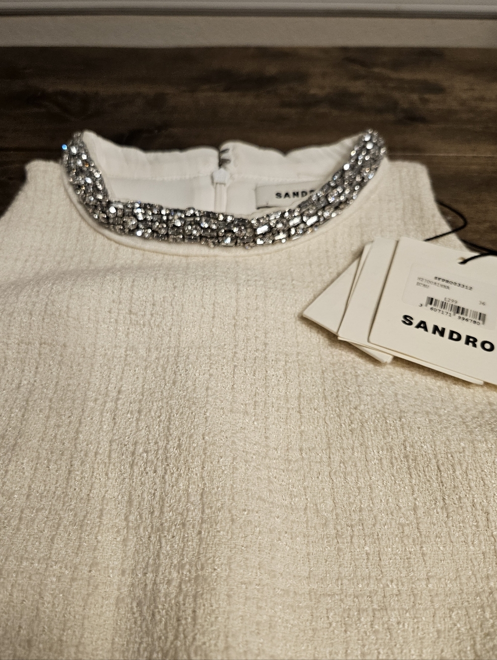NWT Sandro Dorinna Tweed Mini- Paris - Picture 7 of 9